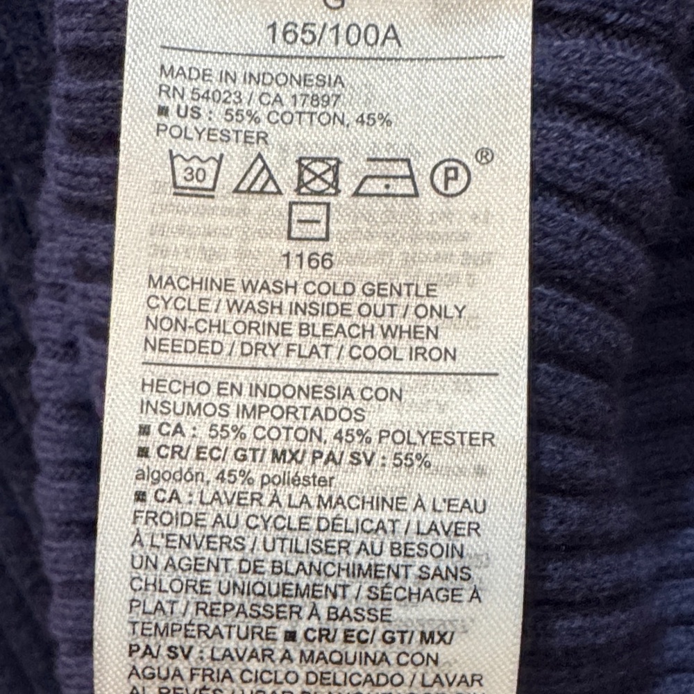 Old Navy Women's Navy Turtleneck Sweater - Picture 3 of 6